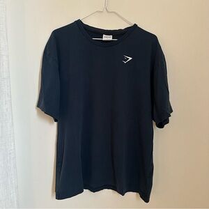 Gymshark Navy Blue Short Sleeve Workout Tee